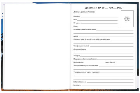 Дневник 1-11 класс 40 л., твердый, BRAUBERG, глянцевая ламинация, "Джип", 106616