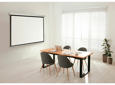 Экран Cactus Wallscreen CS-PSW-180x180, 180x180 см, 1:1, настенно-потолочный, белый