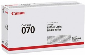 Картридж лазерный CANON (070) LBP240/MF460, ресурс 3000 стр., оригинальный, 5639C002