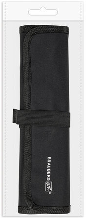 Кисти художественные набор 12 шт., в черной скрутке, синтетика, BRAUBERG ART CLASSIC, № 1-14 + веерная, 200968