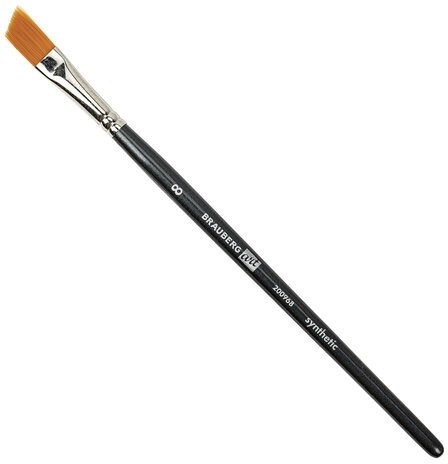 Кисти художественные набор 12 шт., в черной скрутке, синтетика, BRAUBERG ART CLASSIC, № 1-14 + веерная, 200968