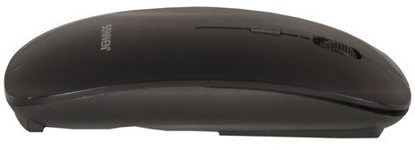 Мышь беспроводная SONNEN M-243, USB, 1600 dpi, 4 кнопки, оптическая, цвет черный, 512646