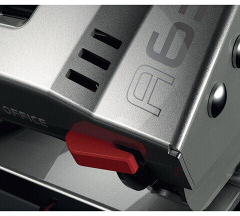 Дырокол MAPED (Франция) "Advanced Metal", металлический, большой, на 35 листов, темно-серый, 630311