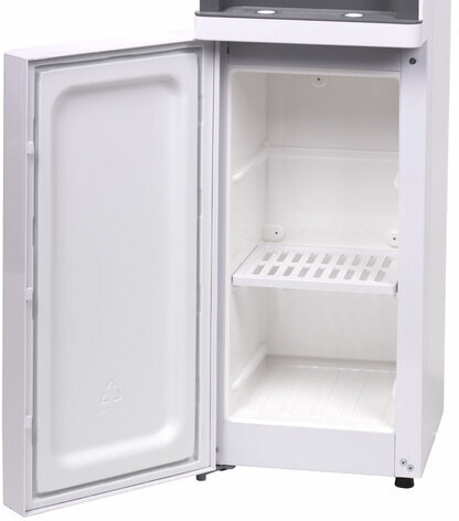 Кулер для воды SONNEN FSC-02BA, напольный, НАГРЕВ/ОХЛАЖДЕНИЕ КОМПРЕССОР, шкаф, 2 крана, серый, 455416