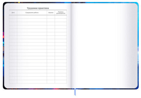 Дневник 1-11 класс 48 л., твердый, BRAUBERG, матовая ламинация, резинка, закладка-ляссе, с подсказом, "Футбол", 107235