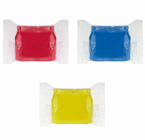 Пластилин на растительной основе (тесто для лепки) ЮНЛАНДИЯ, 3 цвета, 270 г, картонный рукав, 105507