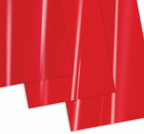 Обложки картонные для переплета, А4, КОМПЛЕКТ 100 шт., глянцевые, 250 г/м2, красные, BRAUBERG, 532163