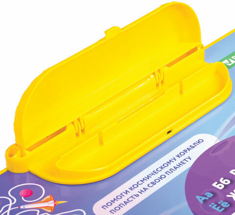 Комплект детской мебели голубой КОСМОС: стол + стул, пенал, BRAUBERG NIKA KIDS, 532634