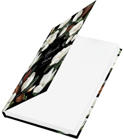 Ежедневник датированный 2026 145х215 мм, А5, STAFF, ламинированная обложка, "Магнолия", 117326