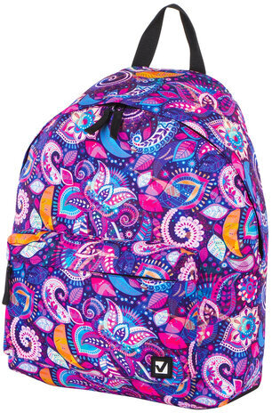 Рюкзак BRAUBERG, универсальный, сити-формат, Восточный узор теплый, 20 литров, 41х32х14 см, 228850