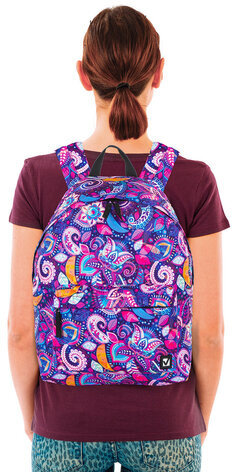 Рюкзак BRAUBERG, универсальный, сити-формат, Восточный узор теплый, 20 литров, 41х32х14 см, 228850