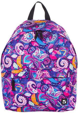 Рюкзак BRAUBERG, универсальный, сити-формат, Восточный узор теплый, 20 литров, 41х32х14 см, 228850