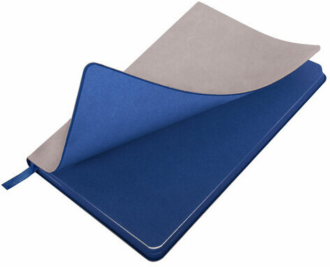 Блокнот А5 (148x218 мм), BRAUBERG "Metropolis Mix", под кожу, 80 л., клетка, серый, 111041