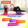 Массажные ролики для йоги и фитнеса 2 в 1, фигурный 33х14 см, цилиндр 33х10 см, фиолетовый/чёрный, DASWERK, 680026
