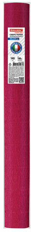 Бумага гофрированная/креповая (ИТАЛИЯ) 140 г/м2, 50х250 см, вишневая (986), BRAUBERG FIORE, 112560