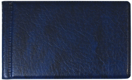 Визитница однорядная на 28 визитных, дисконтных или кредитных карт, синяя, 2054-101