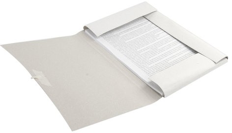 Папка для бумаг с завязками картонная ОФИСМАГ, гарантированная плотность 220 г/м2, до 200 листов, 127817