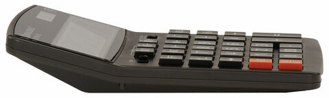 Калькулятор настольный BRAUBERG EXTRA-12-BK (206x155 мм), 12 разрядов, двойное питание, ЧЕРНЫЙ, 250481