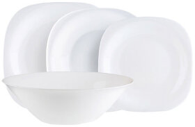 Набор посуды столовый, 19 предметов, белое стекло, &quot;Carine&quot;, LUMINARC, N2185