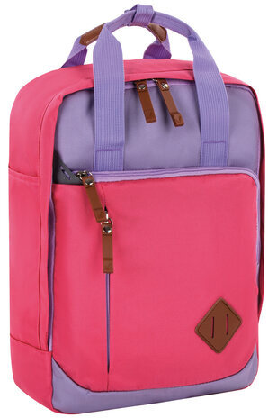 Рюкзак BRAUBERG FRIENDLY молодежный, розово-сиреневый, 37х26х13 см, 270092