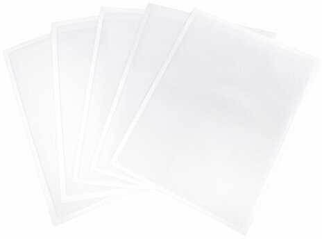 Карманы самоклеящиеся на любую поверхность ФОРМАТ А4 223х303 мм, КОМПЛЕКТ 5 шт., STAFF, 270570