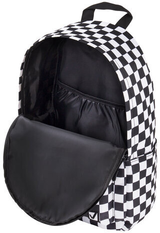 Рюкзак BRAUBERG POSITIVE универсальный, потайной карман, "Black and White", 42х28х14 см, 270777