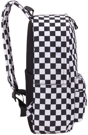 Рюкзак BRAUBERG POSITIVE универсальный, потайной карман, "Black and White", 42х28х14 см, 270777