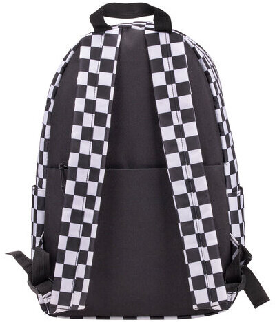 Рюкзак BRAUBERG POSITIVE универсальный, потайной карман, "Black and White", 42х28х14 см, 270777