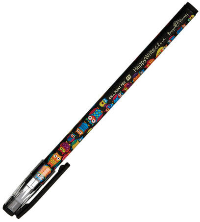 Ручка шариковая BRUNO VISCONTI "HappyWrite", СИНЯЯ, "Сказочные совы", узел 0,5 мм, линия письма 0,3 мм, 20-0158