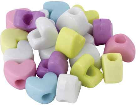 Бусины для творчества "Микс №1", 7-12 мм, 30 грамм, 6 цветов, пастель, ОСТРОВ СОКРОВИЩ, 661253