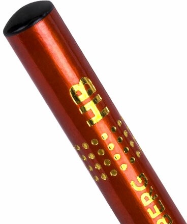 Карандаш чернографитный BRAUBERG, 1 шт., "Orient", HB, корпус оранжевый, заточенный, 181296