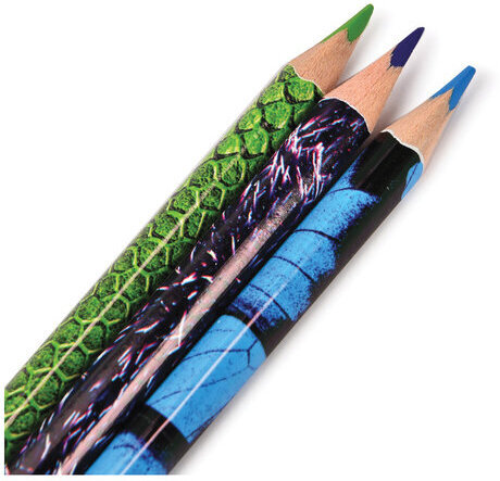 Карандаши цветные MAPED (Франция) "Color'Peps Animals'", 12 цветов, трехгранные, заточенные, европодвес, 832212