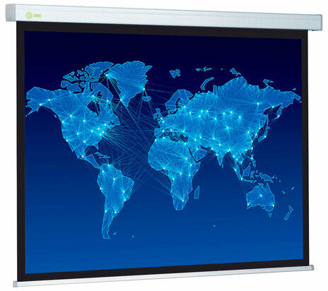 Экран Cactus Wallscreen CS-PSW-150x150, 150x150 см, 1:1, настенно-потолочный, белый