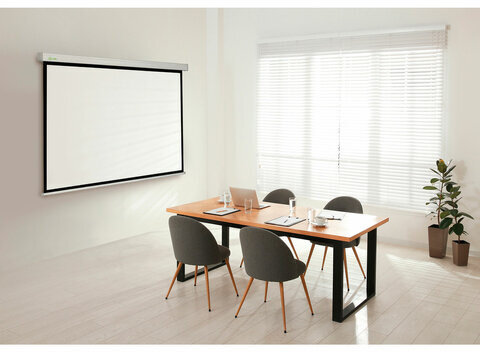 Экран Cactus Wallscreen CS-PSW-150x150, 150x150 см, 1:1, настенно-потолочный, белый