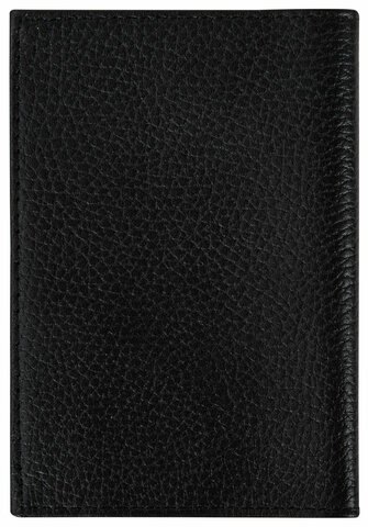 Обложка для паспорта натуральная кожа флоттер, "PASSPORT", кожаный уголок, черная, BRAUBERG, 238192
