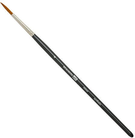 Кисти художественные набор 12 шт., в черной скрутке, синтетика, BRAUBERG ART CLASSIC, № 0-14, 200969