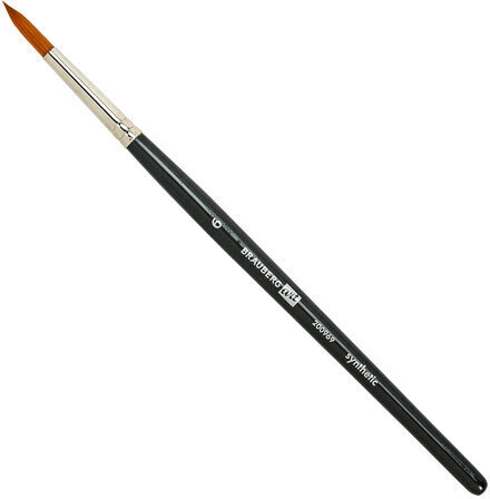 Кисти художественные набор 12 шт., в черной скрутке, синтетика, BRAUBERG ART CLASSIC, № 0-14, 200969