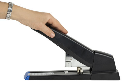 Степлер МОЩНЫЙ до 140 листов BRAUBERG "Heavy Duty Extra", скобы № 24/6-23/17, 270553