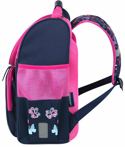 Ранец ПИФАГОР BASIC, 1 отделение, 3 кармана, эргономичная спинка, "Lovely bunny", 35х28х18 см, 271371