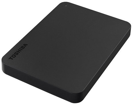 Внешний жесткий диск TOSHIBA Canvio Basics 1 TB, 2.5", USB 3.0, черный, HDTB410EK3AA