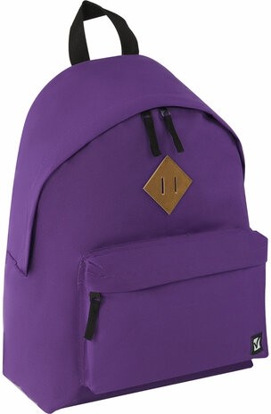 Рюкзак BRAUBERG, универсальный, сити-формат, один тон, фиолетовый, 20 литров, 41х32х14 см, 225376