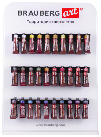 Стойка под масляные краски настольная BRAUBERG ART, акрил, 83х60х29см, 505928