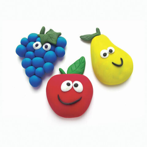 Пластилин на растительной основе (тесто для лепки) ЮНЛАНДИЯ, 5 цветов, 450 г, картонный рукав, 105508