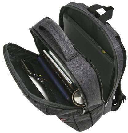 Рюкзак BRAUBERG URBAN универсальный, с отделением для ноутбука, Houston, темно-серый, 45х31х15 см, 229895