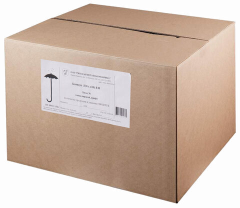 Конверты С3 (330х410 мм) КРАФТ, без клея, 90 г/м2, КОМПЛЕКТ 300 шт., треугольный клапан, 142755