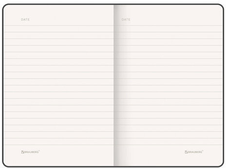 Блокнот МАЛЫЙ ФОРМАТ (93х142 мм) А6, BRAUBERG ULTRA, балакрон, 80 г/м2, 96 л., линия, черный, 113056