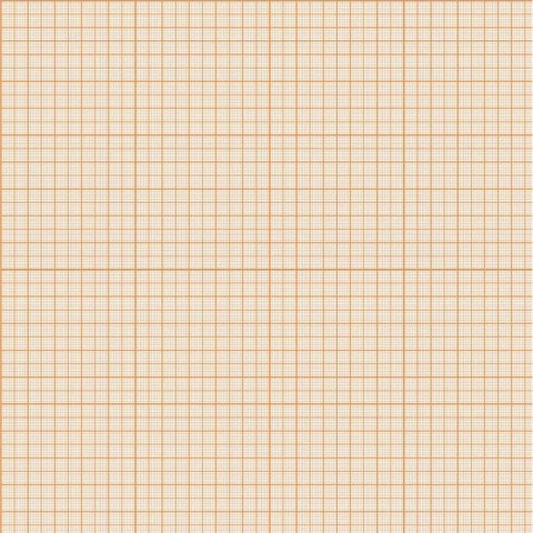 Бумага масштабно-координатная (миллиметровая) ПЛОТНАЯ, рулон 640 мм х 10 м, оранжевая, 80 г/м2, STAFF, 113482