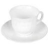 Набор чайный на 6 персон, 6 чашек объемом 220 мл и 6 блюдец, белое стекло, "Trianon", LUMINARC, E8845