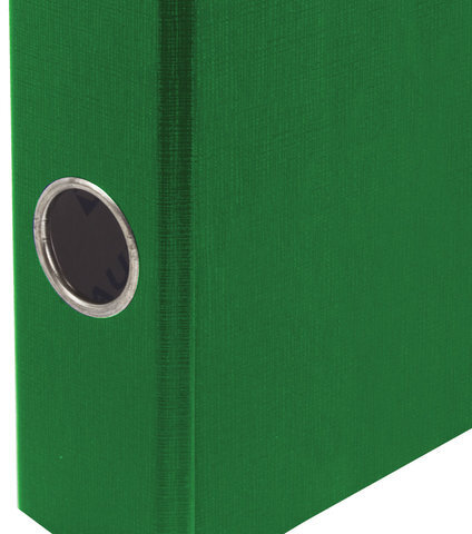 Папка-регистратор ОФИСМАГ с арочным механизмом, покрытие из ПВХ, 50 мм, зеленая, 225755