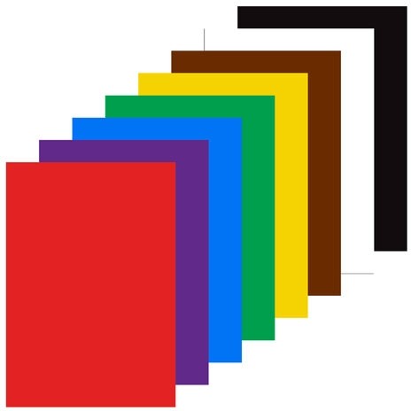 Картон цветной А4 немелованный (матовый), 8 листов 8 цветов, в папке, ЮНЛАНДИЯ, 200х290 мм, "ВЕСЕЛЫЙ ЖИРАФИК", 129568